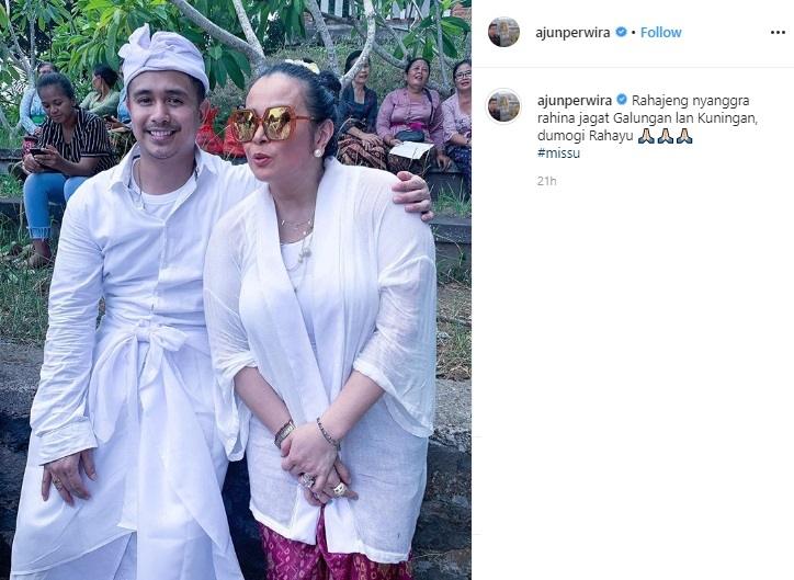 Ajun Perwira dan Jennifer Jill Supit. (Instagram/@ajunperwira)