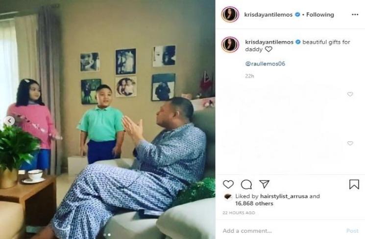 Momen Raul Lemos ulang tahun (Instagram @krisdayantilemos)
