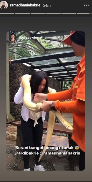 Putri Nia Ramadhani. (Instagram/@ramdhaniabakrie)