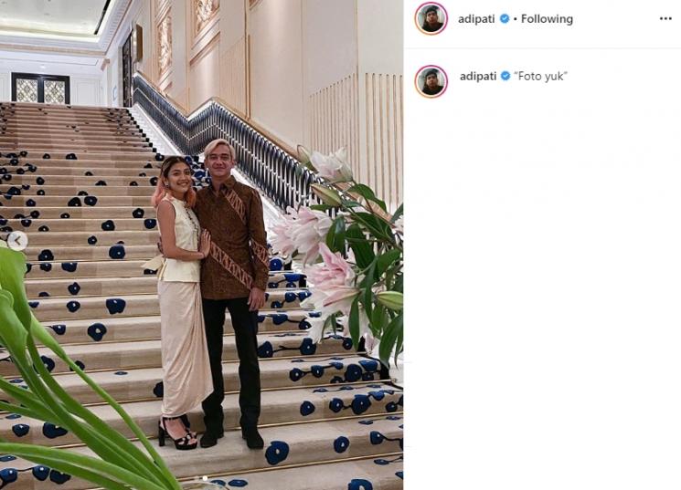 Adipati Dolken dan Canti Tachril (Instagram/@adipati)