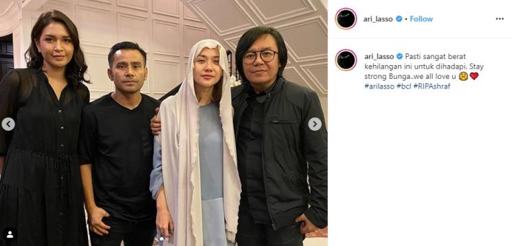 Dukungan Keluarga Indonesia Idol ke Bunga Citra Lestari (Instagram/@ari_lasso)