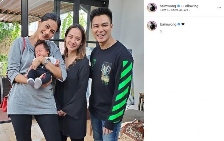 Baim Wong beri dukungan pada Bunga Citra Lestari. (Instagram/@baimwong)