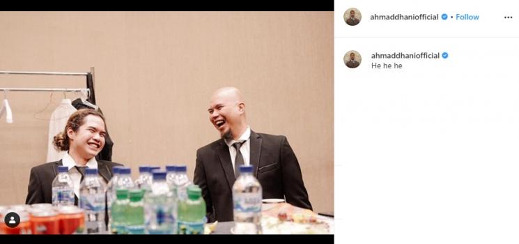 Ahmad Dhani dan Dul Jaelani (Instagram/@ahmaddhaniofficial)