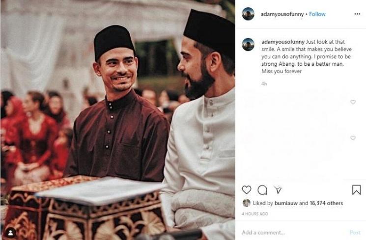 Ashraf Sinclair dan Adam Sinclair (Instagram @adamyousofunny)