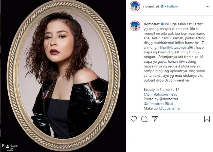 Prilly Latuconsina (Instagram/@riomotret)