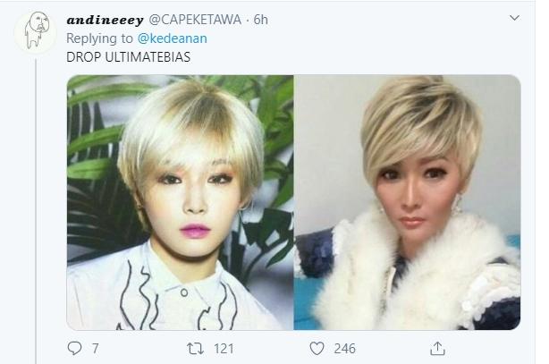 Chungha dan Inul Daratista (Twitter/@CAPEKETAWA)