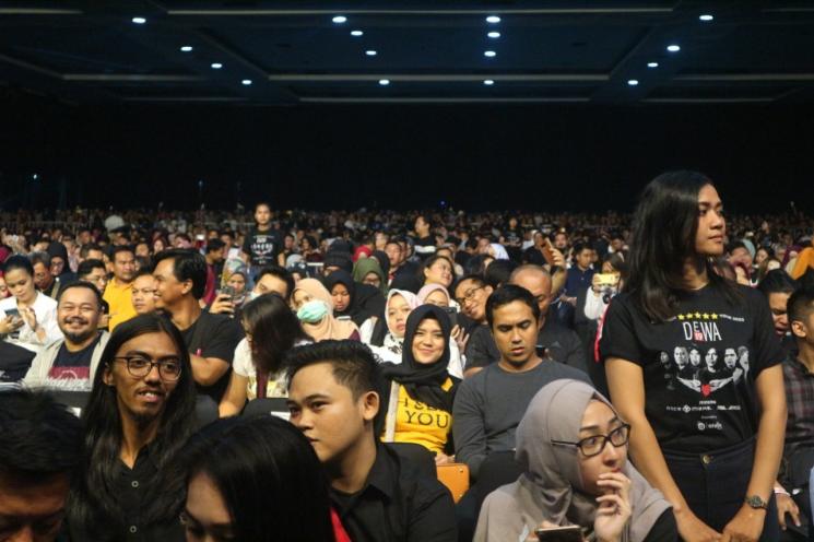 Konser 20 Tahun Bintang Lima Tour 2020 Dewa 19 di Yogyakarta (MataMata.com/Firna)