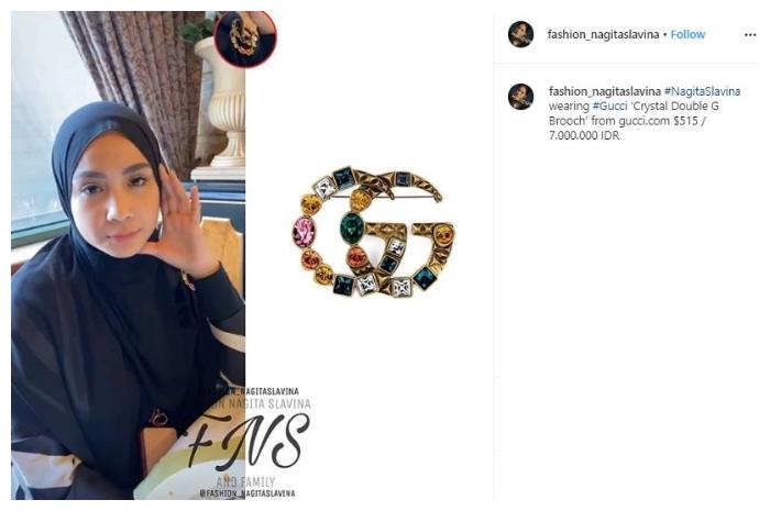 Nagita Slavina. (Instagram/@fashiona_nagitaslavina)