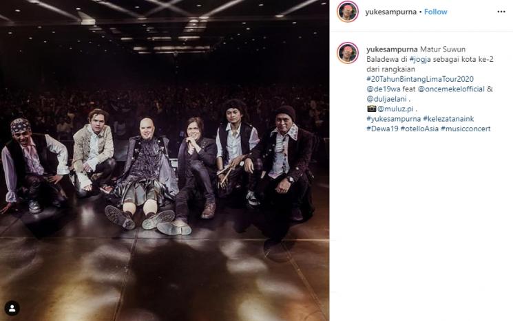 Ucapan terima kasih dari Yuke Sampurna (Instagram/@yukesampurna)