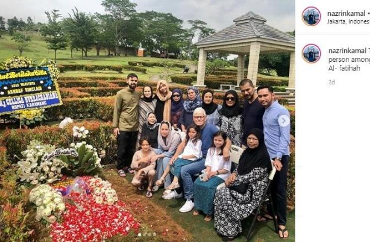 Foto keluarga pertama BCL tanpa Ashraf Sinclair. (Instagram/@nazrinkamal)