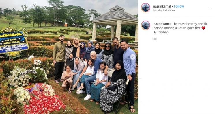 Foto keluarga pertama BCL tanpa Ashraf Sinclair. (Instagram/@nazrinkamal)