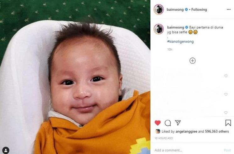 Penampilan Kiano Tiger Wong usai potong rambut (Instagram @baimwong)
