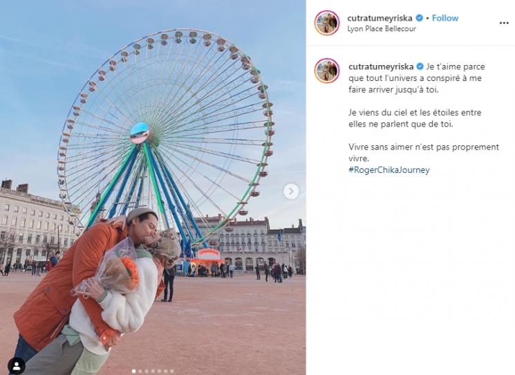 Roger Danuarta dan Cut Meyriska (Instagram/@cutratumeyriska)