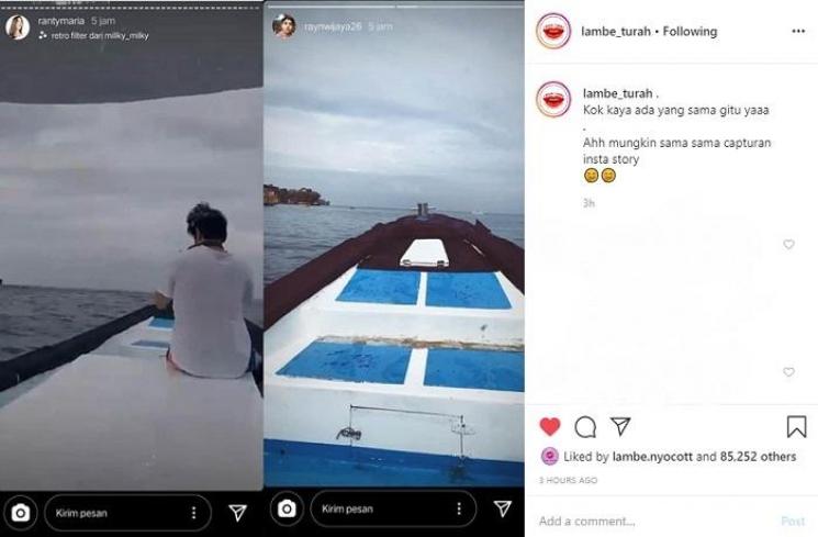 Ranty Maria dan Rayn Wijaya liburan bareng (Instagram @lambe_turah)