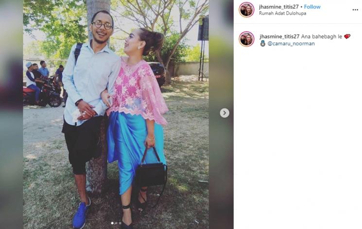 Potret baru Norman Kamaru dan Istri (Instagram/@jhasmine_titis27)