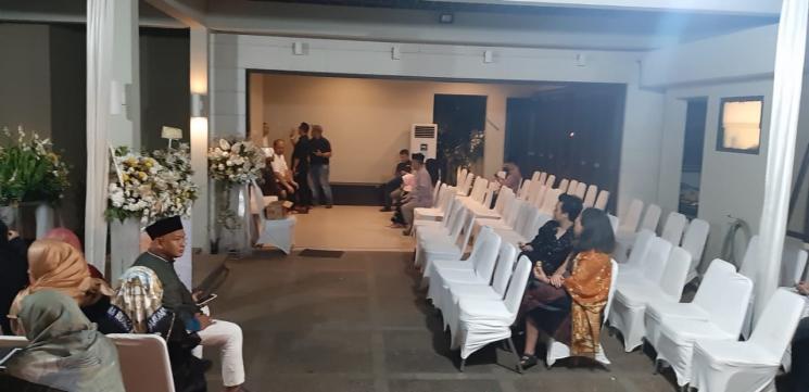 Suasana 7 hari meninggalnya Ashraf Sinclair. [MataMata.com/Herwanto]