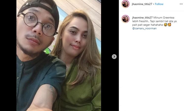 Potret baru Norman Kamaru dan Istri (Instagram/@jhasmine_titis27)