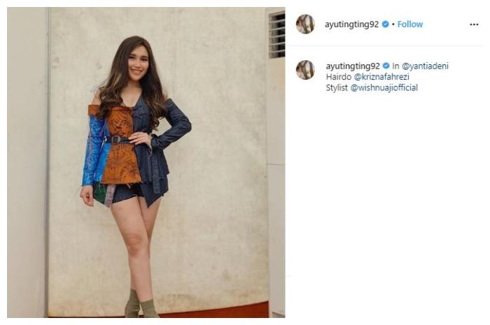 Ayu Ting Ting. (Instagram/@ayutingting92)