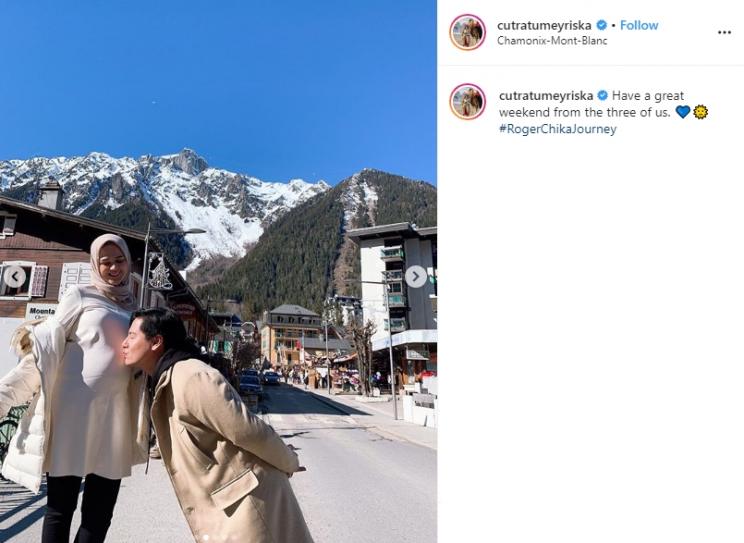 Roger Danuarta dan Cut Meyriska (Instagram/@cutratumeyriska)