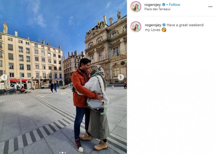 Roger Danuarta dan Cut Meyriska (Instagram/@rogerojey)