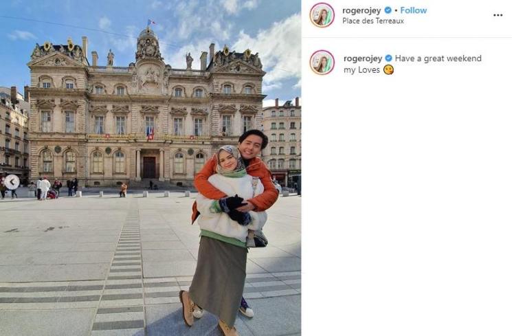 Roger Danuarta dan Cut Meyriska (Instagram/@rogerojey)