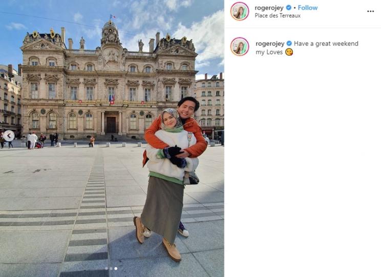 Roger Danuarta dan Cut Meyriska (Instagram/@rogerojey)