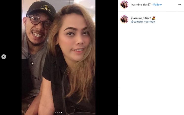 Potret baru Norman Kamaru dan Istri (Instagram/@jhasmine_titis27)