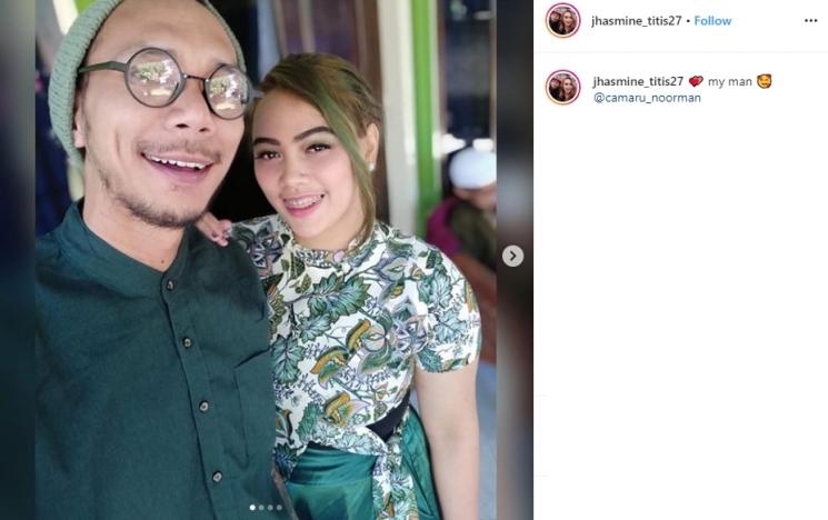 Potret baru Norman Kamaru dan Istri (Instagram/@jhasmine_titis27)