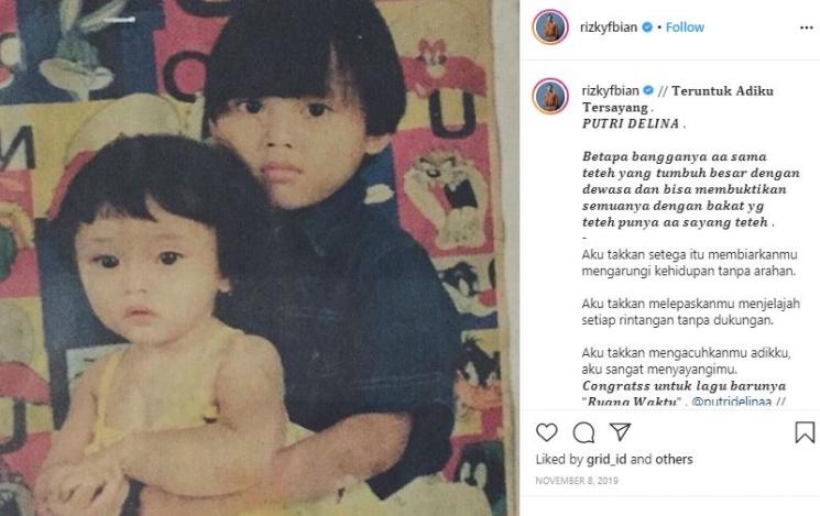 Rizky Febian. (Instagram/@rzkyfbian)