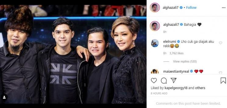 Unggahan Al Ghazali. (Instagram/@alghazali7)