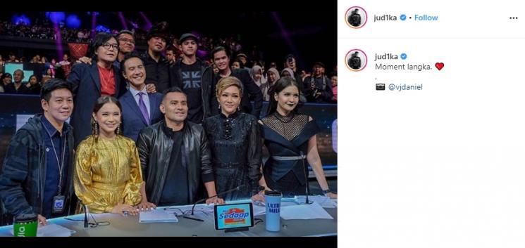 Judika unggah momen bersama Juri Indonesia Idol 2020 (Instagram/@jud1ka)