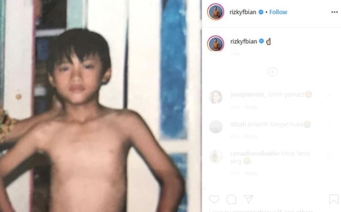 Rizky Febian. (Instagram/@rzkyfbian)