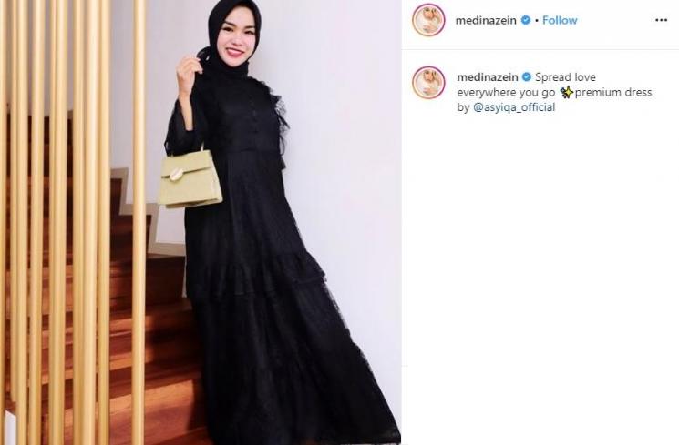 Potret baru Medina Zein (Instagram/@medinazein)
