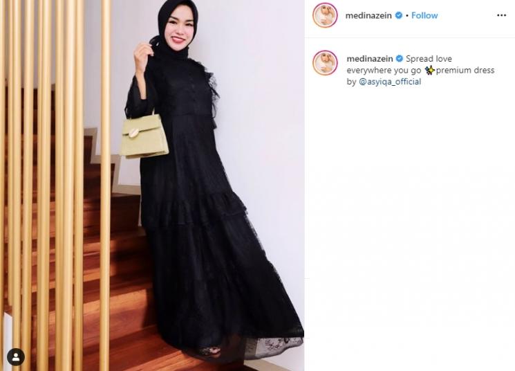 Potret baru Medina Zein (Instagram/@medinazein)