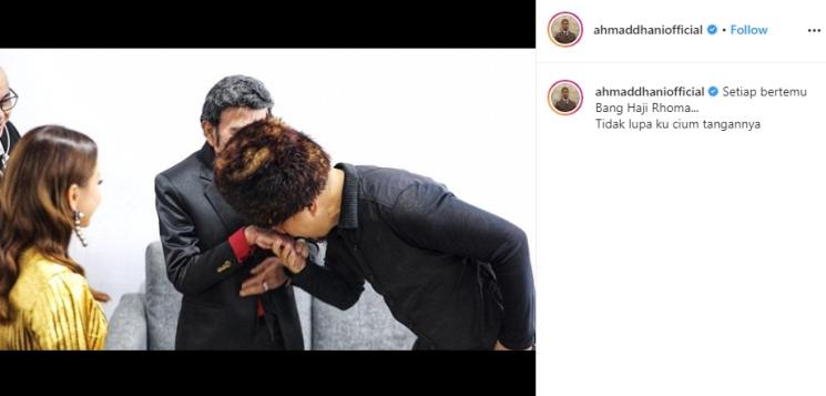 Ahmad Dhani dan Rhoma Irama (Instagram/@ahmaddhaniofficial)