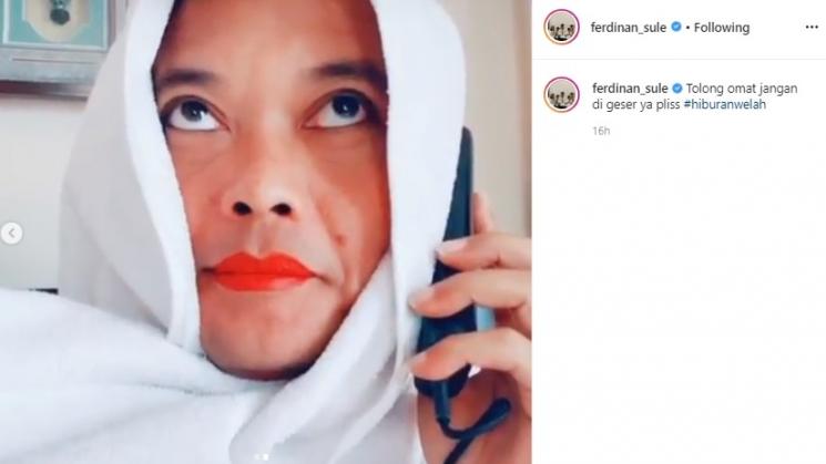 Sule main Tiktok. (Instagram/@ferdian_sule)