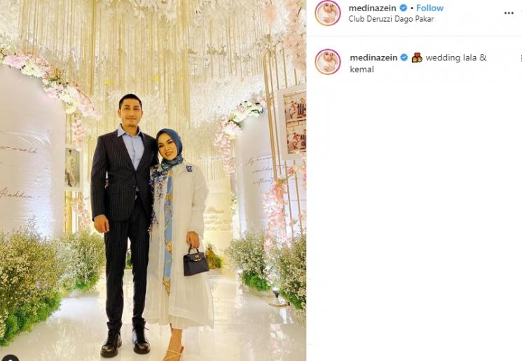 Potret baru Medina Zein (Instagram/@medinazein)