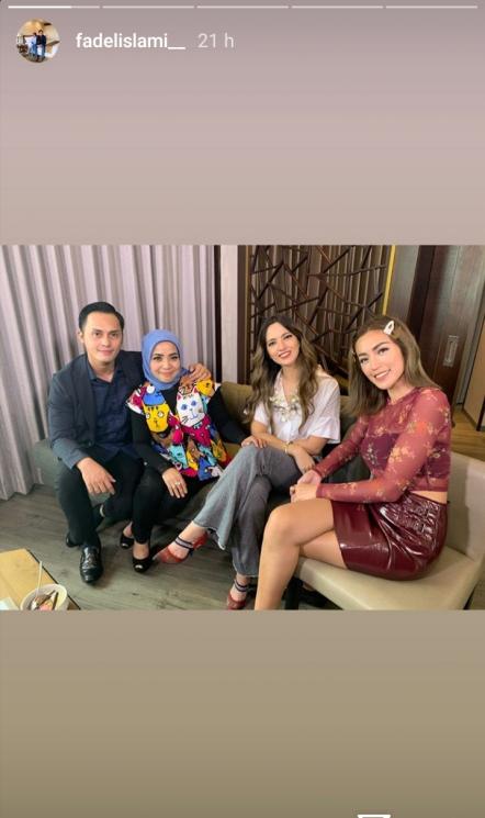Muzdalifah dan Fadel Islami serta Nia Ramadhani dan Jessica Iskandar (Instagram/@fadelislami_)