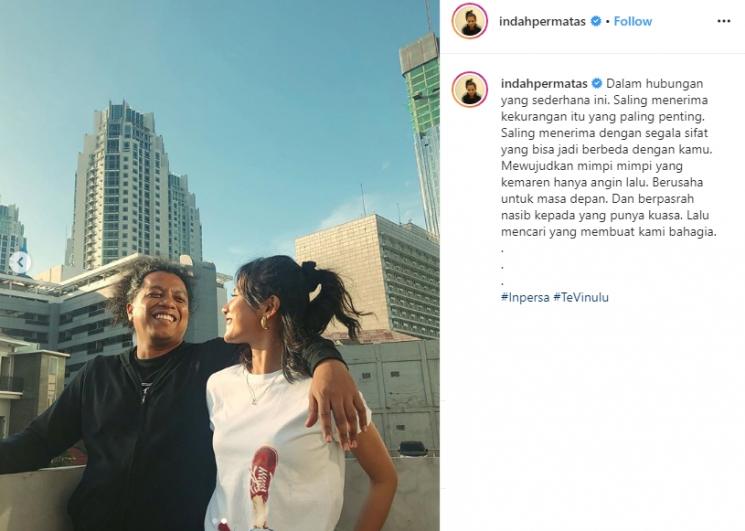 Arie Kriting dan Indah Permatasari (Instagram/@indahpermatas)