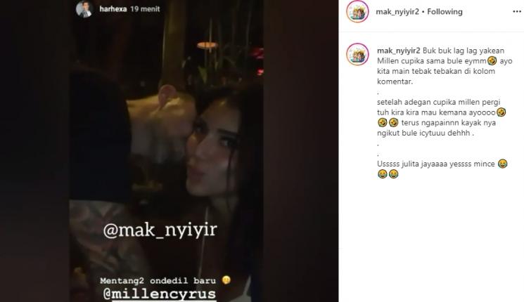 Millendaru disosor bule (Instagram/@mak_nyiyir2)