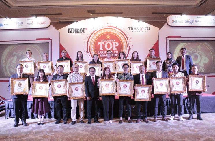 TRAS N CO Indonesia Anugerahkan TOP Digital PR Award 2020. (Istimewa)