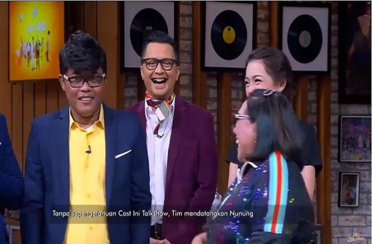 Momen Nunung kembali ke Ini Talkshow (Tangkapan layar YouTube channel Ini Talk Show)