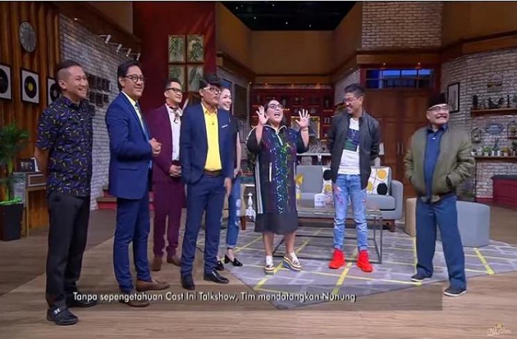 Momen Nunung kembali ke Ini Talkshow (Tangkapan layar YouTube channel Ini Talk Show)