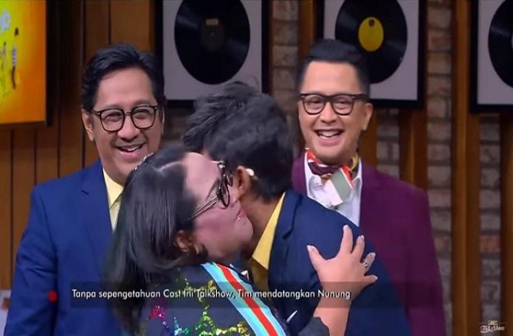 Momen Nunung kembali ke Ini Talkshow (Tangkapan layar YouTube channel Ini Talk Show)