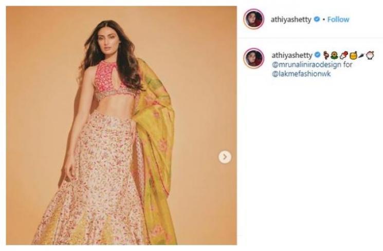 Athiya Shetty. (Instagram/@athiyashetty)