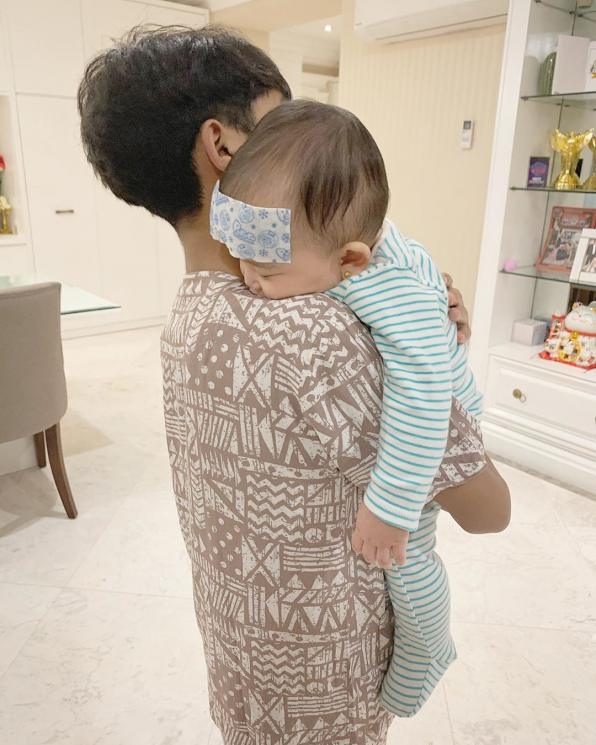 Betrand Peto dan Thania Putri Onsu. (Instagram/@ruben_onsu)