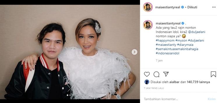 Dul Jaelani dan Maia Estianty (Instagram/@maiaestiantyreal)