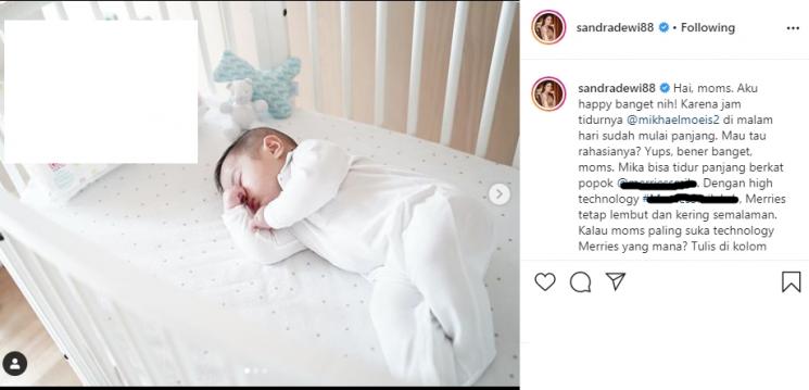 Anak Sandra Dewi Jago Jadi Bintang Iklan (Instagram/@sandradewi88)