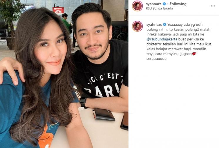 Syahnaz dan Jeje Govinda (Instagram/@syahnazs)