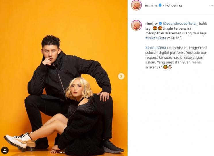 Jevin Julian dan Rinni (Instagram/@rinni_w)